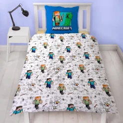 Clearance Parure 140x200 minecraft micro Linge De Lit·Parure De Lit, Housse De Couette