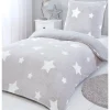 Clearance Parure 140x200 polaire etoiles Linge De Lit·Parure De Lit, Housse De Couette