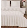Discount Parure 260x240 velours ecru Linge De Lit·Parure De Lit, Housse De Couette
