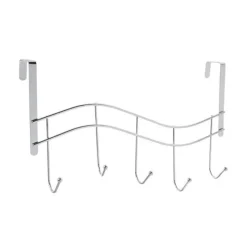 Patere de porte 5 tetes vague Rangement