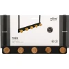Sale Patere de porte bambou 5 tetes Rangement