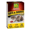 Hot Pates anti rats et souris 12x10g Anti-Nuisibles|Anti Nuisible