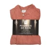 Sale Peignoir l/xl rose velours epong Linge De Toilette, Plage·Peignoir