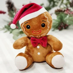 Clearance Peluche pain epice bonnet 25cm Enfant Accessoire Noël Enfant