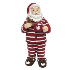 Pere noel en pyjama et chausson Décoration