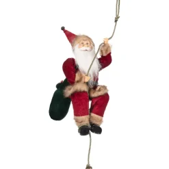 Outlet Pere noel grimpant 45cm Décoration