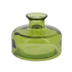 Petit vase verre vert Vase
