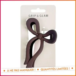Clearance Pince cheveux noeud brown Accessoire Beauté