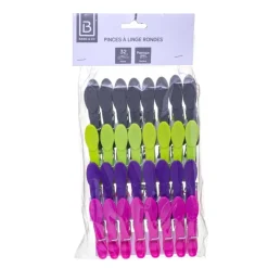 Sale Pinces a linge x32 rondes Linge·Accessoire