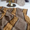 Best Plaid boucle 125x150cm marron Décoration Textile·Plaid
