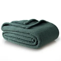 Sale Plaid cosy 200x240cm vert Décoration Textile·Plaid