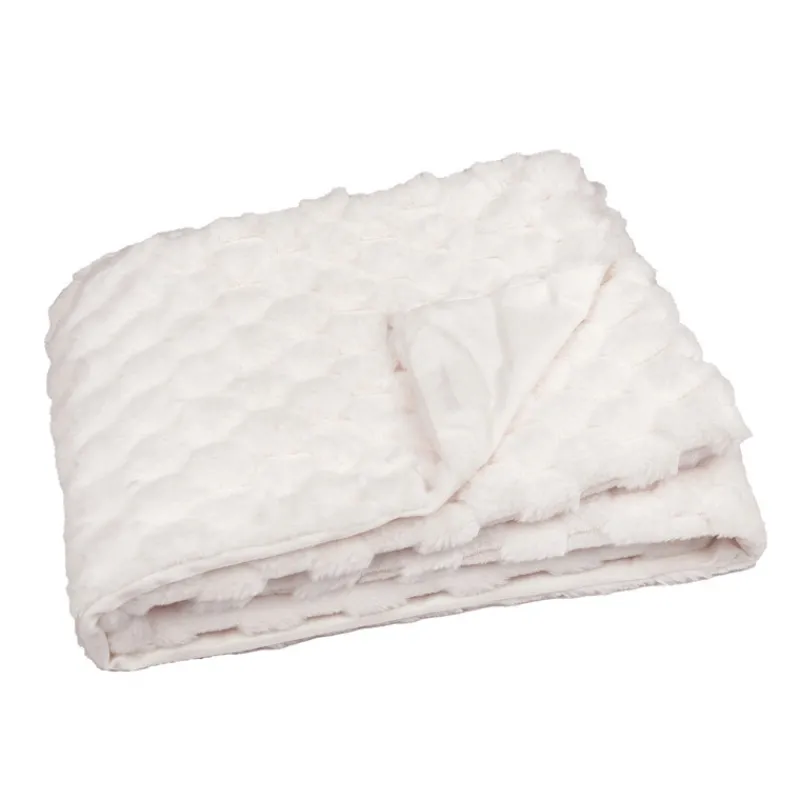 Online Plaid courchevel 130x160cm creme Décoration Textile·Plaid