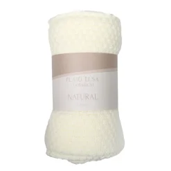 Sale Plaid elsa 130x160cm creme Décoration Textile·Plaid