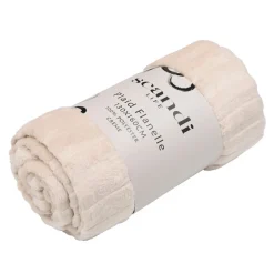 New Plaid flanelle arche creme 130x1 Décoration Textile·Plaid