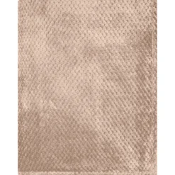 Plaid gaufre taupe Décoration Textile·Plaid