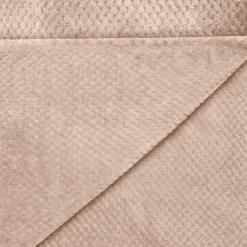Plaid gaufre taupe Décoration Textile·Plaid