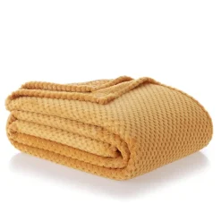 Outlet Plaid gaufre 200x250cm Décoration Textile·Plaid