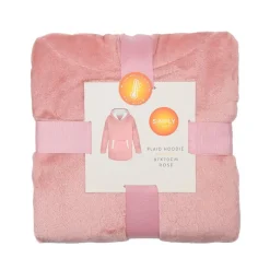 Hot Plaid hoodie rose Décoration Textile·Plaid