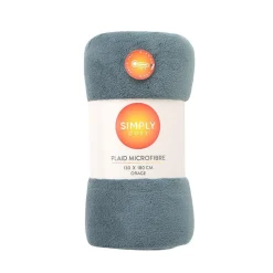 Clearance Plaid microfibre orage 130x180 Décoration Textile·Plaid