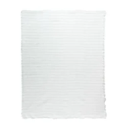 Hot Plaid raye coton 130x170cm ve Décoration Textile·Plaid