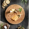 Hot Planche a decouper ronde bambou Ustensiles, Accessoire De Cuisine