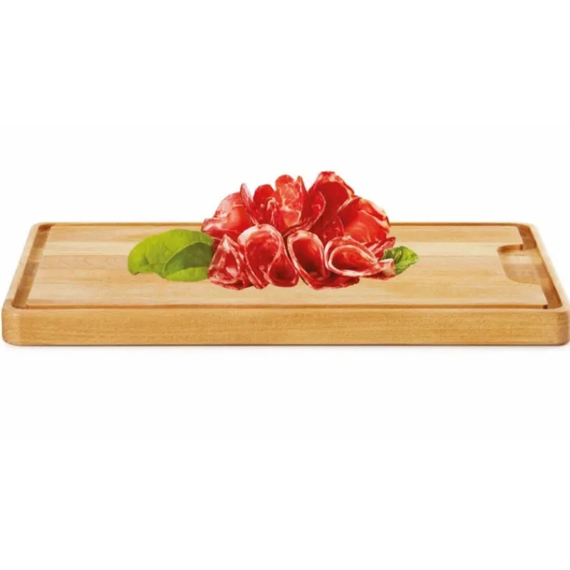 Sale Planche a rigole hetre 32x21cm Ustensiles, Accessoire De Cuisine