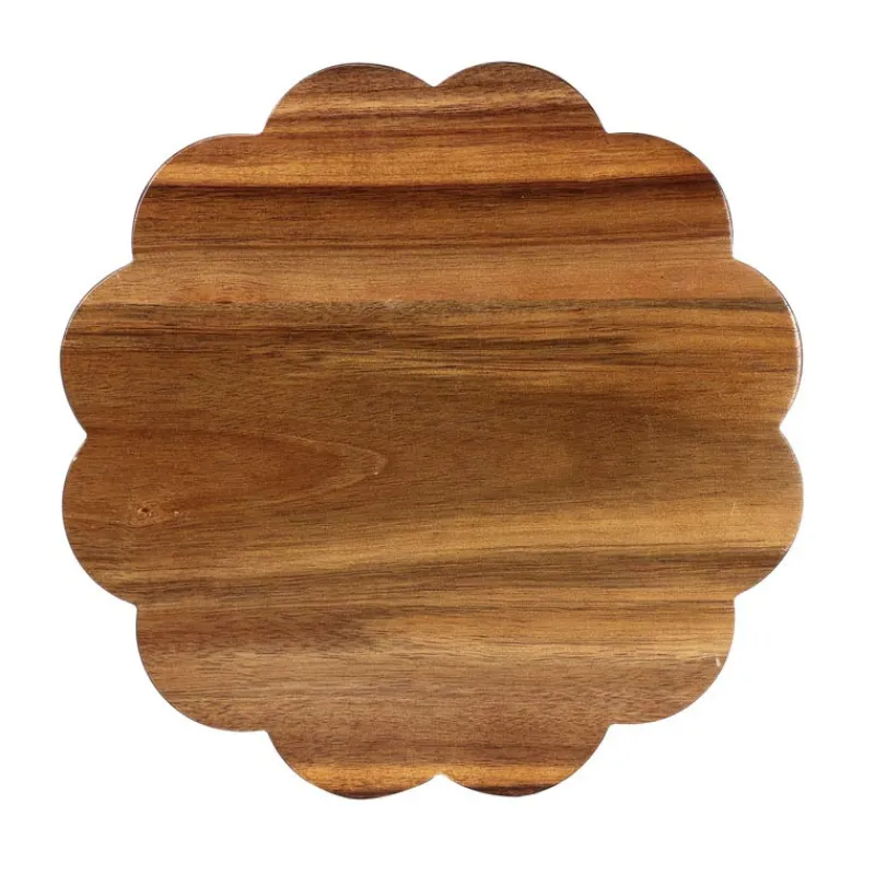 Online Planche fleur en acacia 30cm Ustensiles, Accessoire De Cuisine