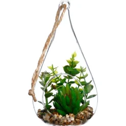 Clearance Plante goutte verre Fleur, Plante Artificielle
