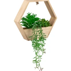 Hot Plante suspendu hexagonale Fleur, Plante Artificielle