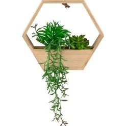 Hot Plante suspendu hexagonale Fleur, Plante Artificielle