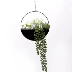 Best Plantes rond metal noir Fleur, Plante Artificielle