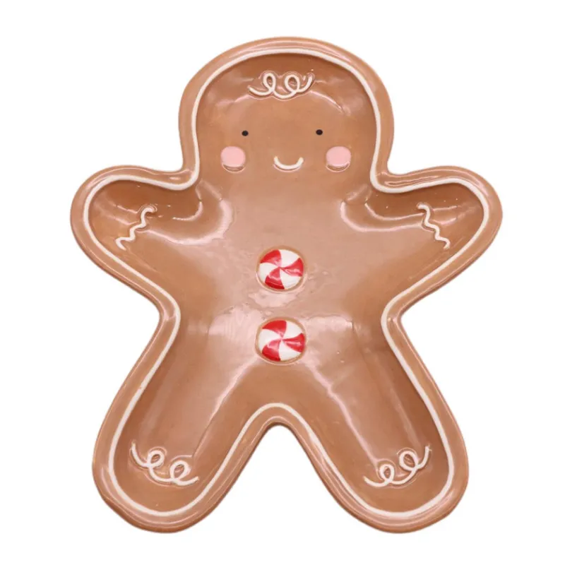 Hot Plat bonhomme en pain d'epices Vaisselle, Art De La Table·Assiette, Service