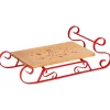 Plat de service traineau bois Vaisselle, Art De La Table·Accessoires De Table