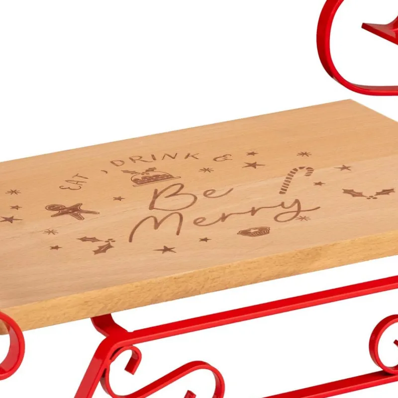 Plat de service traineau bois Vaisselle, Art De La Table·Accessoires De Table