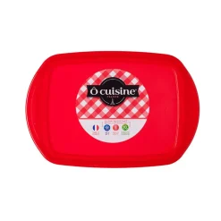 Plat rect avec couvercle 23x15cm Plat, Moule