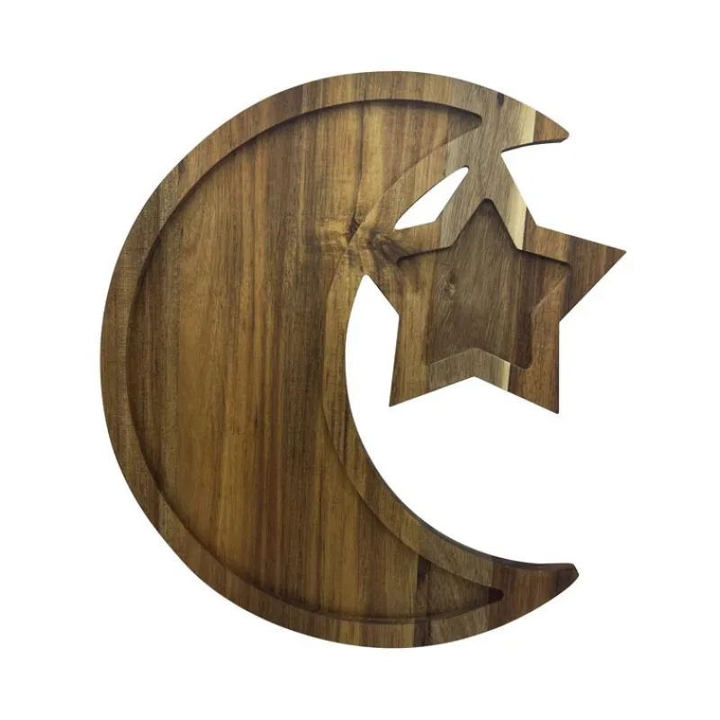 Discount Plateau acaccia lune et etoile Vaisselle, Art De La Table·Accessoires De Table