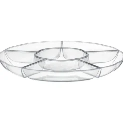 Discount Plateau compartiment plastique Vaisselle Jetable