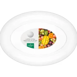 Plateau oval plastique reutilisa Vaisselle Jetable