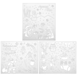 Pochoir de noel x3 - 42x37 cm Décoration