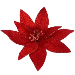 Discount Poinsettia rouge Décoration De Sapin