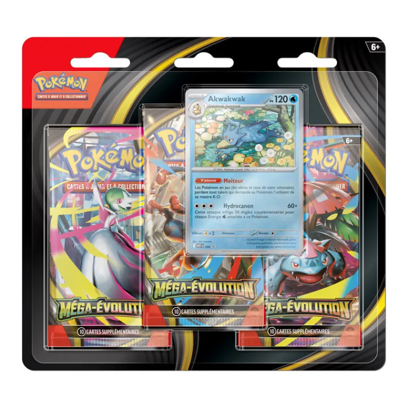 Discount Pokemon me01 : pack 3 boosters Enfant Jeu De Société, Puzzle|Jeu De Société, Puzzle