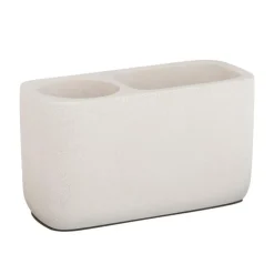 New Porte brosse a dent effet pierre Accessoire Salle De Bain