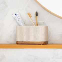 Online Porte brosse a dent effet pierre Accessoire Salle De Bain