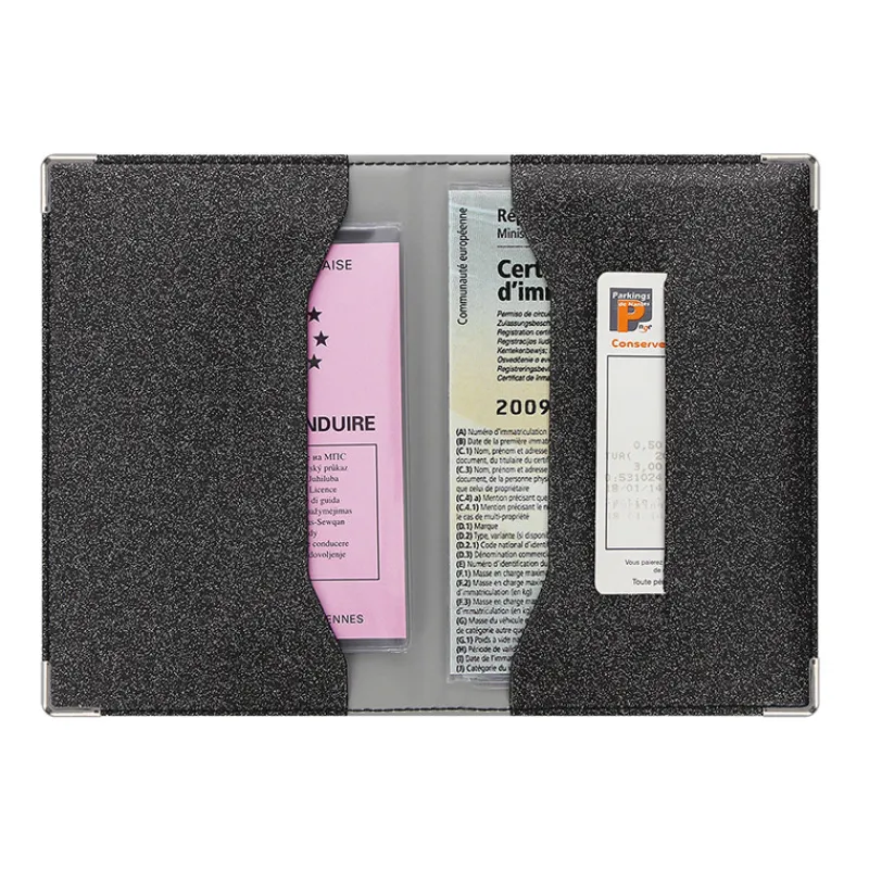 Sale Porte papier voiture Maroquinerie