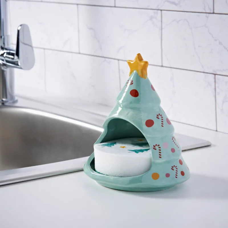 Sale Porte savon ou eponge noel Accessoire Salle De Bain