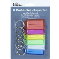 Outlet Porte-cles x6 Quincaillerie
