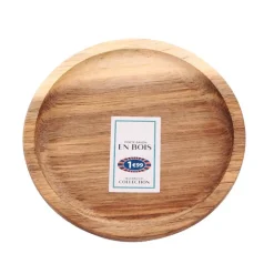 Sale Porte-savon en bois o13x1.5cm Accessoire Salle De Bain