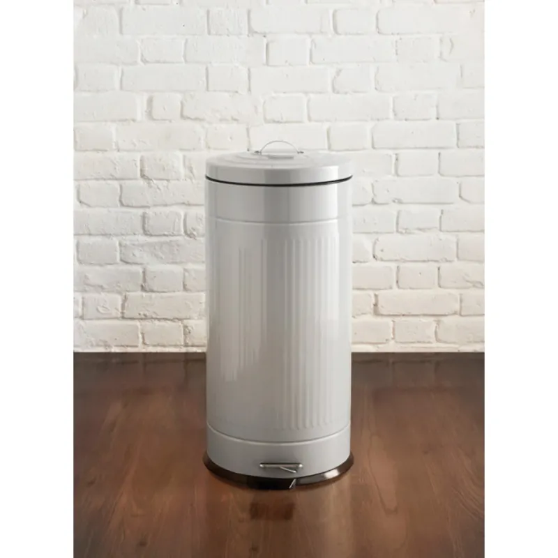 Outlet Poubelle a pedale 30 l nervure Poubelle