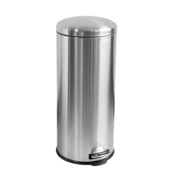 Online Poubelle a pedale 30l inox Poubelle