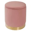 Discount Pouf de rangement velours blush Rangement Décoratif